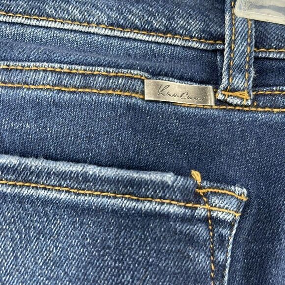 KanCan Blue Jeans Distressed Skinny Size 7 / 27 Waist Stretch Fit Mid Rise Boho - Picture 7 of 9